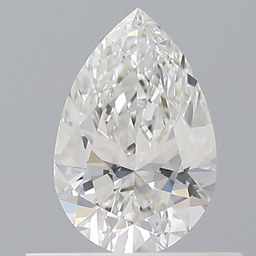 0.5 carat G-VS2 Natūralus Pear Deimantas (1)