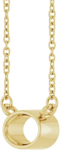Pakabukas „Solitaire“ 14k yellow gold Oval 6mm x 4mm (2)
