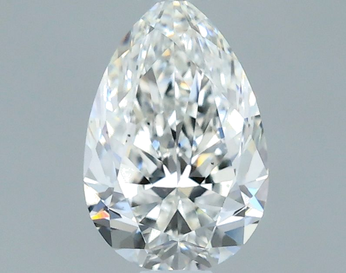 0.51 carat F-VS2 Natūralus Pear Deimantas (1)