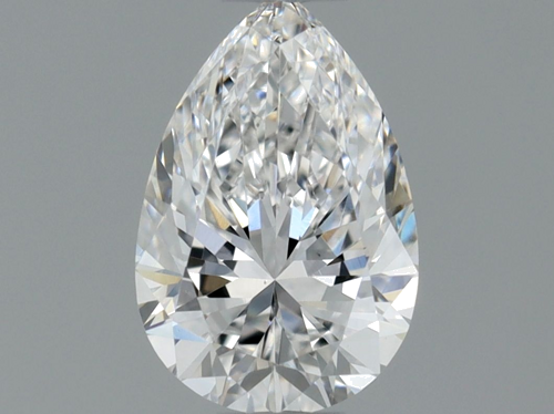 0.5 carat D-VS2 Natūralus Pear Deimantas (1)