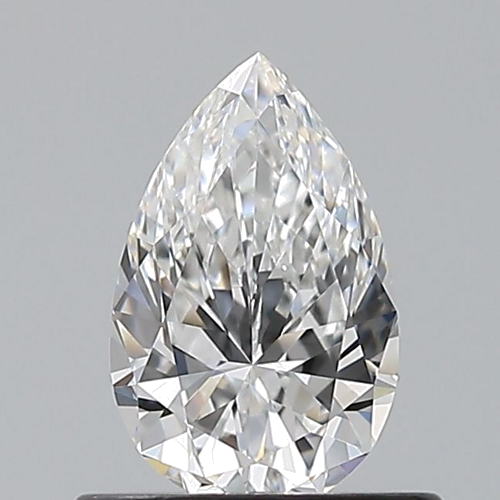 0.57 carat E-VVS1 Natūralus Pear Deimantas (1)