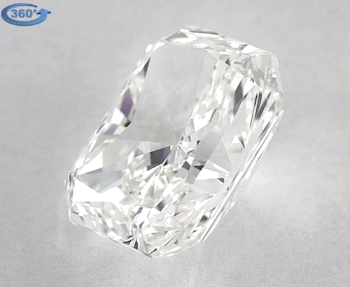 3.01 carat H-VS1 Natūralus Radiant Deimantas (1)