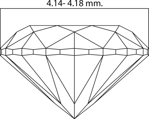 0.302 ct Diamond Light Yellowish Gray / I1 / Exellent (2)