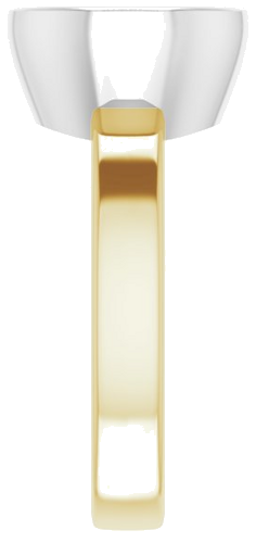 Sužadėtuvių Žiedas „Solitaire“ 585 Baltojo Ir Geltonojo Aukso Round 9.4mm (4)