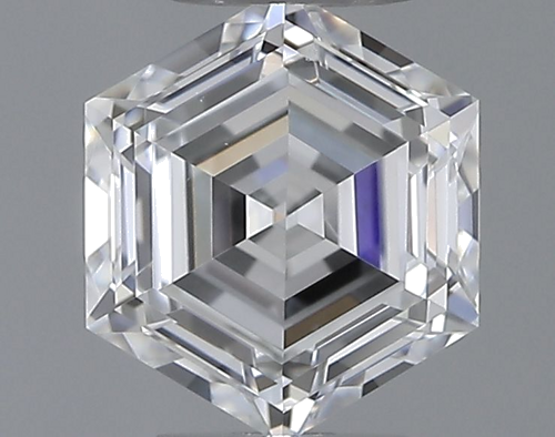 0.5 carat E-VS1 Natūralus Hexagonal Deimantas (1)