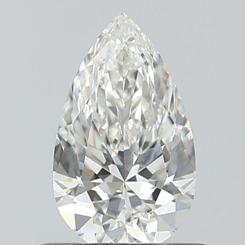 0.56 carat H-VVS1 Natūralus Pear Deimantas (1)