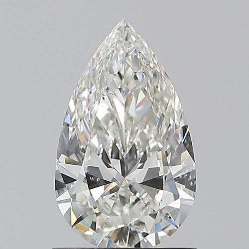 1.01 carat G-SI1 Natūralus Pear Deimantas (1)