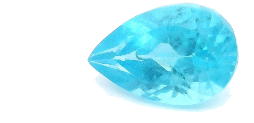0.49 carat BLUE Pear Apatite (1)