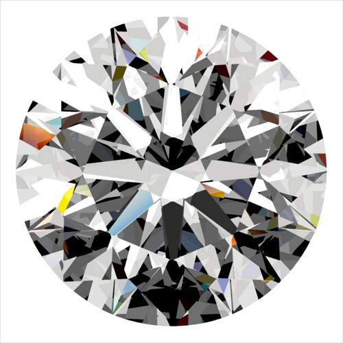 0.3 carat H-SI2 Excellent cut Natūralus Round Deimantas (1)