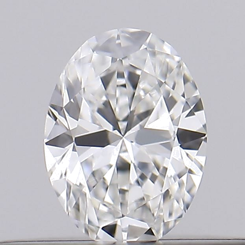 0.18 carat F-VVS2 Natūralus Oval Deimantas (1)