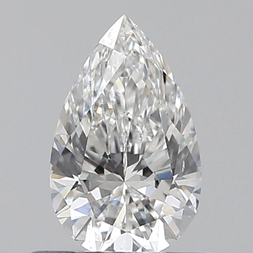 0.5 carat E-SI1 Natūralus Pear Deimantas (1)
