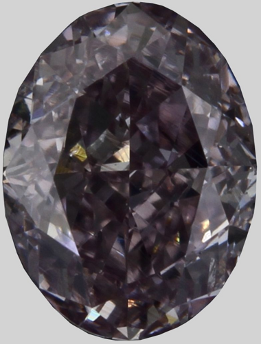 0.3 carat Fancy Brownish Pink-SI1 Natūralus Oval Deimantas (1)