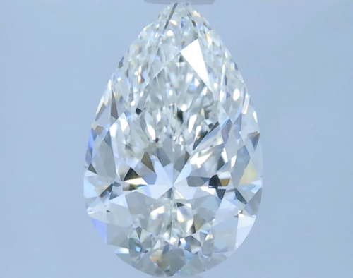 0.53 carat G-IF Natūralus Pear Deimantas (1)