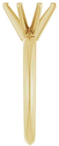 Sužadėtuvių Žiedas „Solitaire“ 585 Geltonojo Aukso Oval 8mm x 6mm (4)