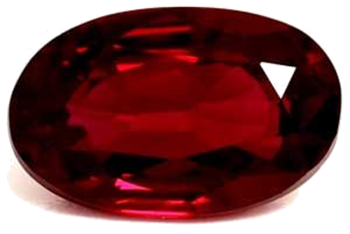 0.51 carat RED Oval Rubinas (1)