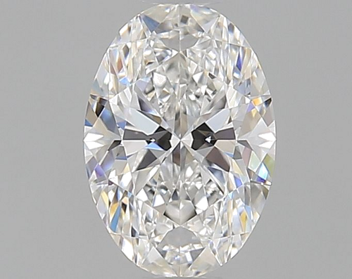 0.5 carat F-VVS2 Natūralus Oval Deimantas (1)