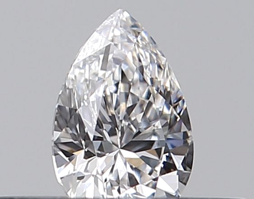 0.23 carat D-VS2 Natūralus Pear Deimantas (1)