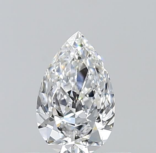 0.33 carat D-IF Natūralus Pear Deimantas (1)
