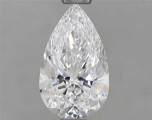 0.7 carat D-IF Natūralus Pear Deimantas (1)