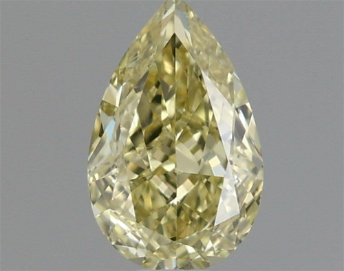 0.39 carat Fancy Yellow-SI1 Natūralus Pear Deimantas (1)