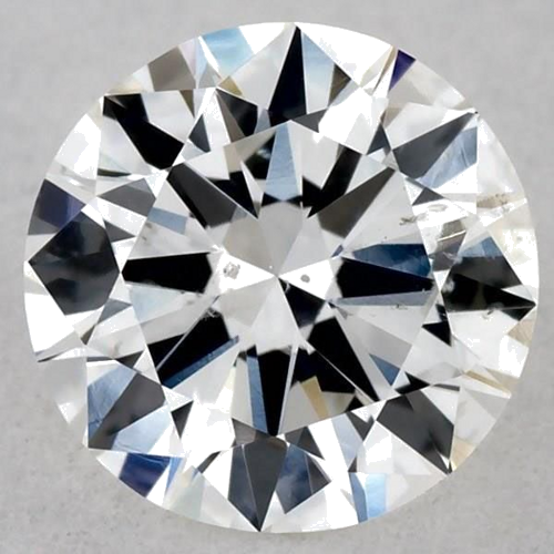 0.6 carat F-SI1 Excellent cut Natūralus Round Deimantas (1)