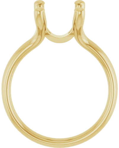 Sužadėtuvių Žiedas „Solitaire“ 14k yellow gold Emerald 10mm x 8mm (2)