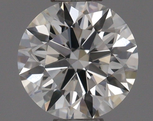 0.37 carat I-VVS2 Excellent cut Natūralus Round Deimantas (1)