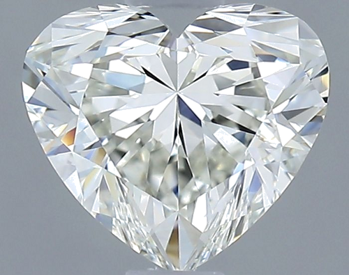 0.71 carat J-VVS1 Natūralus Heart Deimantas (1)