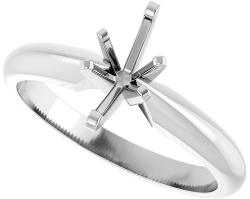 Sužadėtuvių Žiedas „Solitaire“ 14k white gold Marquise 8mm x 4mm (5)