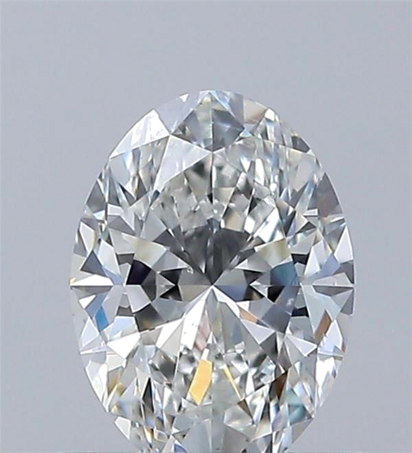 0.6 carat F-SI1 Natūralus Oval Deimantas (1)