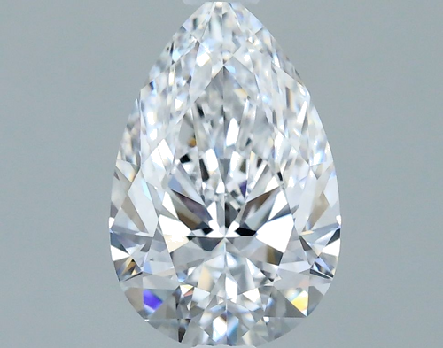 0.75 carat D-FL Natūralus Pear Deimantas (1)