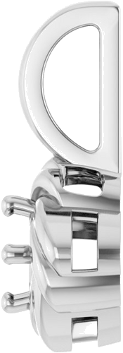 Pakabukas „Knot“ 925 Sidabro Round 4mm (3)