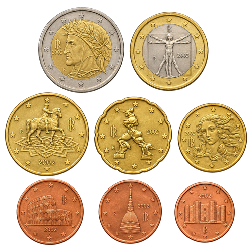 2002 Italy Euro Coin Set (1)