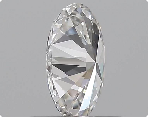 0.4 carat F-VS2 Natūralus Oval Deimantas (1)