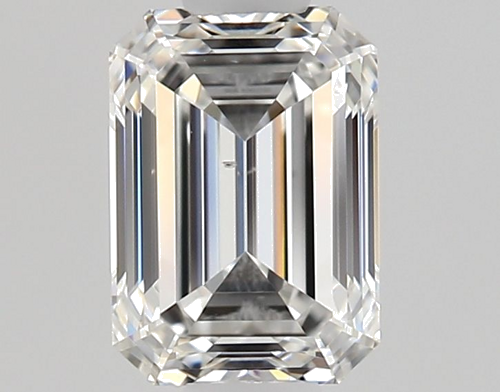 0.63 carat F-SI1 Natūralus Emerald Deimantas (1)