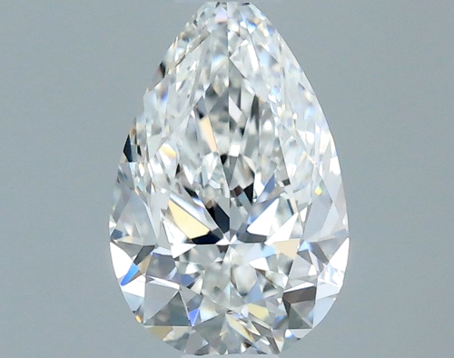 0.43 carat E-VVS1 Natūralus Pear Deimantas (1)