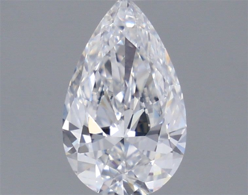 0.51 carat D-VS1 Natūralus Pear Deimantas (1)