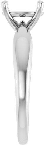 Sužadėtuvių Žiedas 950 Platinos Round 8.2mm (4)