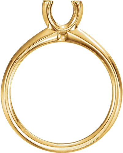 Sužadėtuvių Žiedas „Solitaire“ 14k yellow gold Round 6.5mm (2)