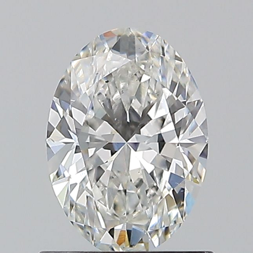 0.9 carat F-SI1 Natūralus Oval Deimantas (1)