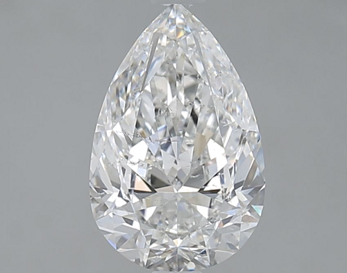 2.01 carat F-SI2 Natūralus Pear Deimantas (1)