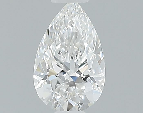 0.3 carat E-VVS1 Natūralus Pear Deimantas (1)