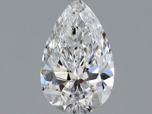 0.51 carat D-VS2 Natūralus Pear Deimantas (1)