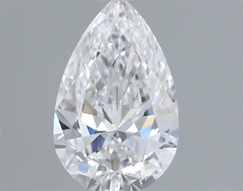0.5 carat D-VS1 Natūralus Pear Deimantas (1)