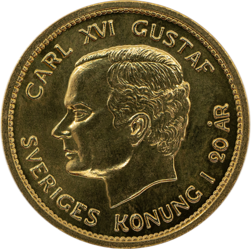 1000 kronor Carl XVI Gustaf 20 years of Reign 1993 Sweden gold coin (1)