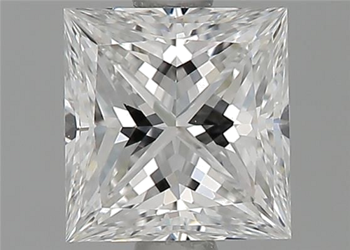 1.03 carat F-VVS1 Natūralus Princess Deimantas (1)