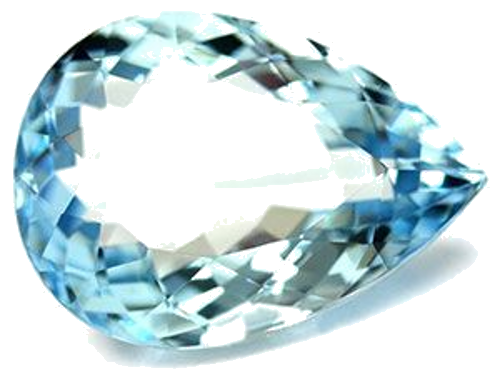 4.68 carat BLUE Pear Aquamarine (1)
