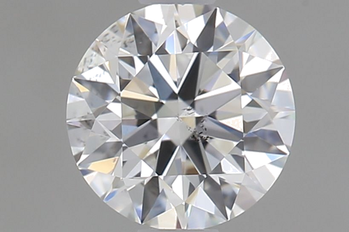 0.58 carat F-SI1 Excellent cut Natūralus Round Deimantas (1)