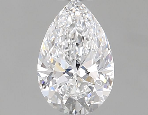 0.43 carat D-VVS2 Natūralus Pear Deimantas (1)