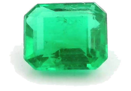 0.65 carat GREEN STEP cut Octagonal Smaragdas (1)
